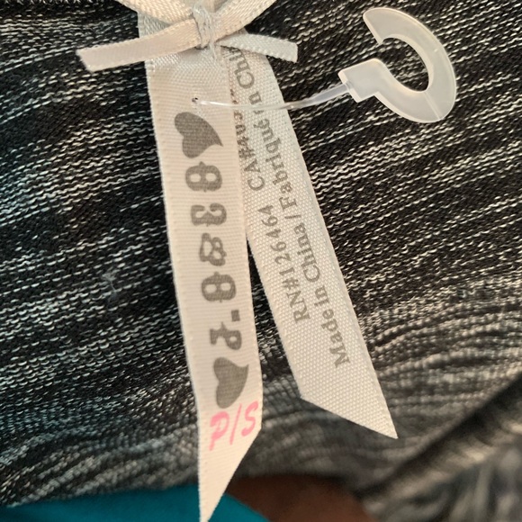 83B8 Minimalist Black Gray 46% Rayon -3% Spandex Midi Fitted Dress - Picture 9 of 16